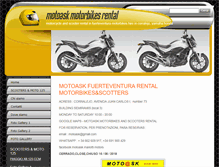 Tablet Screenshot of moto-fuerteventura.com